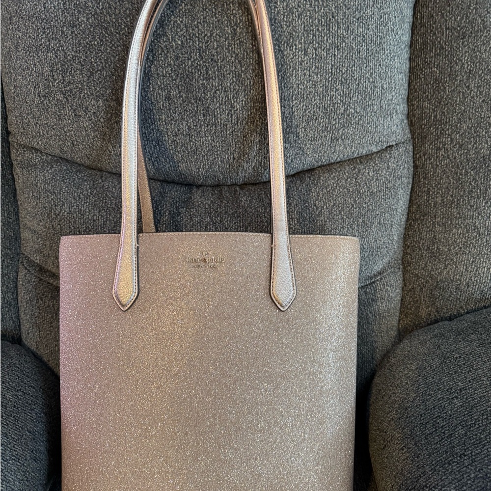 Kate Spade Glitter Tote Bag - Gold
